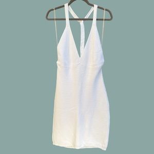 NWT! WILD FABLE WHITE CROCHET / KNIT DRESS